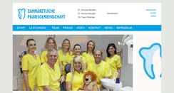 Desktop Screenshot of praxis-wendler.de